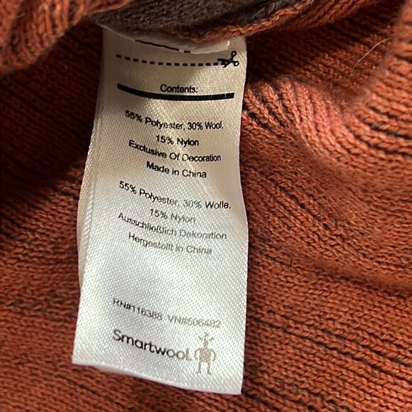 Smartwool Women's Sweater Ribbed V Neck Long Sleeve Baselayer Size Small - Picture 9 of 10